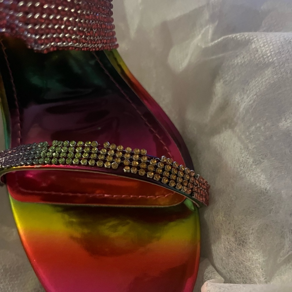 Cape Robbin Multicolor Strappy Heels - Picture 6 of 8